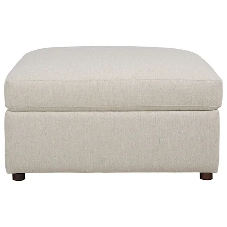 Transitional Storage Ottoman