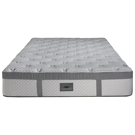 Full 13" Luxury Firm Latex Mattress and Low Profile Wireless Non Wallhugger Adjustable Base