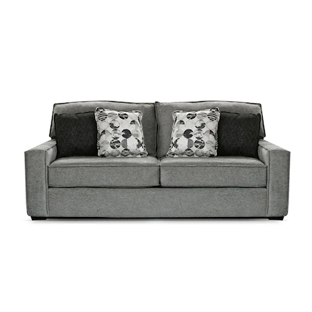 Casual Sofa with Track Arms