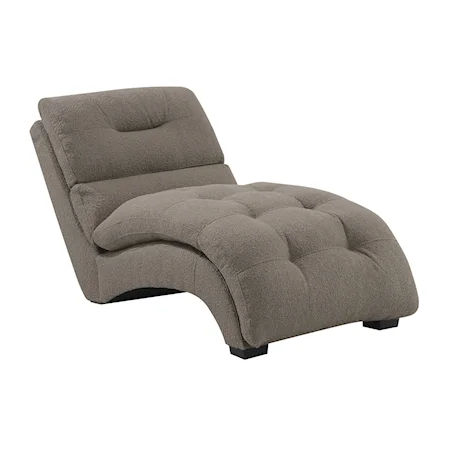 Transitional Plush Pillow Top Chaise