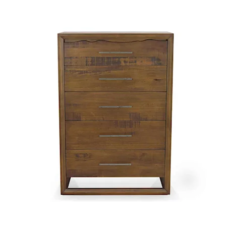 Rustic Chest with Five Drawers