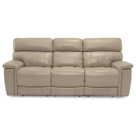 Casual Power Reclining Sofa with Power Headrests & USB Ports