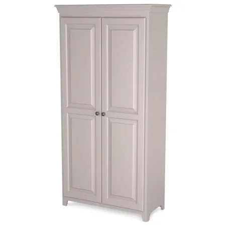 Solid Pine 2 Door Pantry with 4 Adjustable Shelves