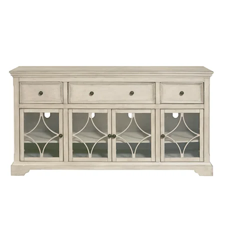 Cream Four Door Console