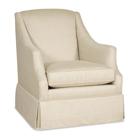 Transitional Skirted Swivel Glider