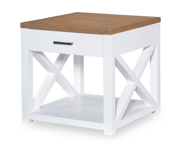 Franklin 1 Drawer End Table with Storage - Thumbnail 3