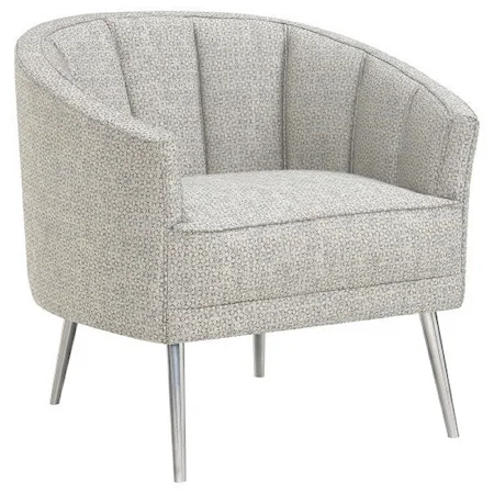 Glam Accent Barrel Chair