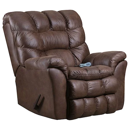 Casual Recliner with Heat and Massage