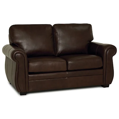 Borrego Traditional Loveseat with Rolled Arms
