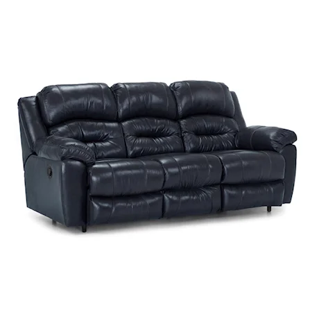 Casual Power Reclining Sofa with Integrated USB Port