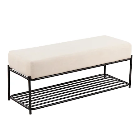 Daniella Shelf Bench