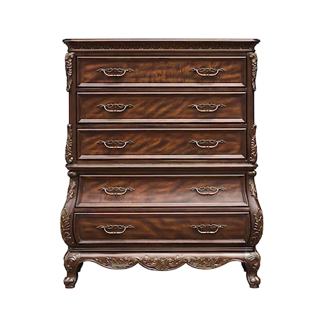 Traditional Chest with Five Drawers