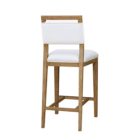 Contemporary Upholstered Side Barstool