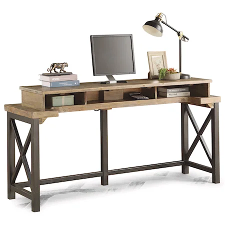 Industrial Work Console with USB Ports and Outlets