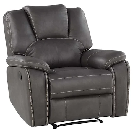 Manual Motion Chair with Padded Headrest