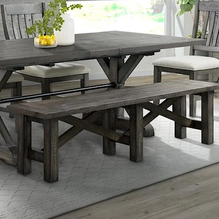 Rustic Dining Bench
