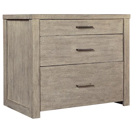 Contemporary File Cabinet with Drawer Dividers