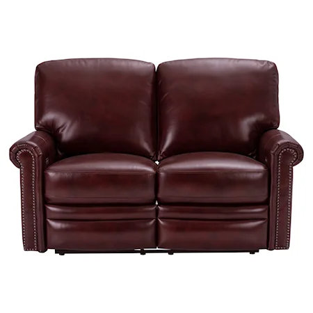 Traditional Power Reclining Loveseat with Built-In USB