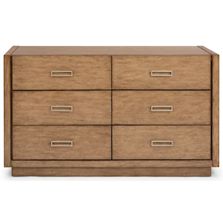 Casual Dresser with Felt-Lined Drawers
