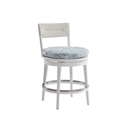 Outdoor Swivel Counter-Height Stool