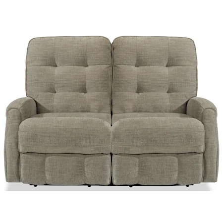Button Tufted Power Reclining Loveseat