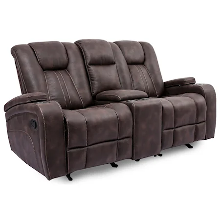 Reclining Loveseat with Console