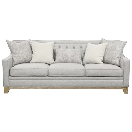 Transitional Sofa with Tufted Back