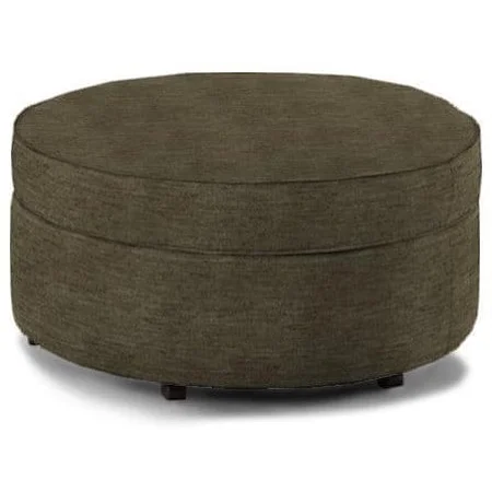 Upholstered Storage Ottoman with Casters