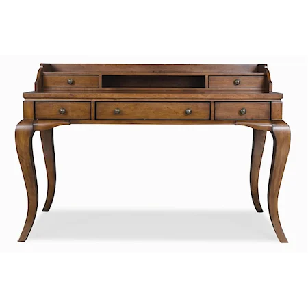 Desk with Elegant Sleigh Legs