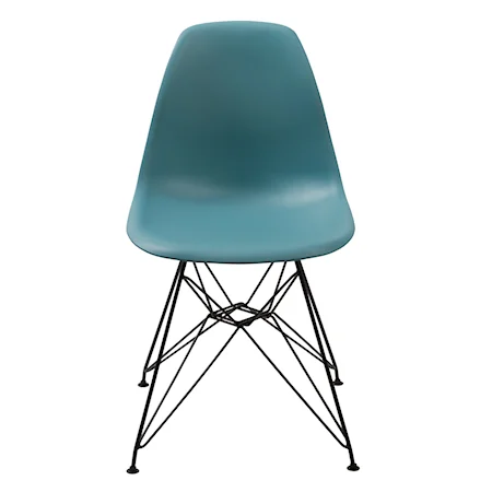 Rostock Molded Plastic Wire Base Chair