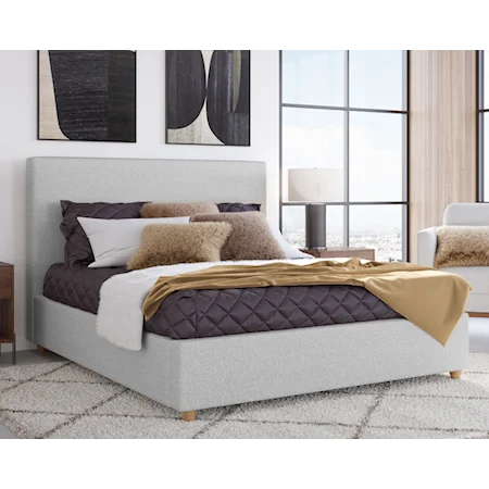 Queen Upholstered Platform Bed