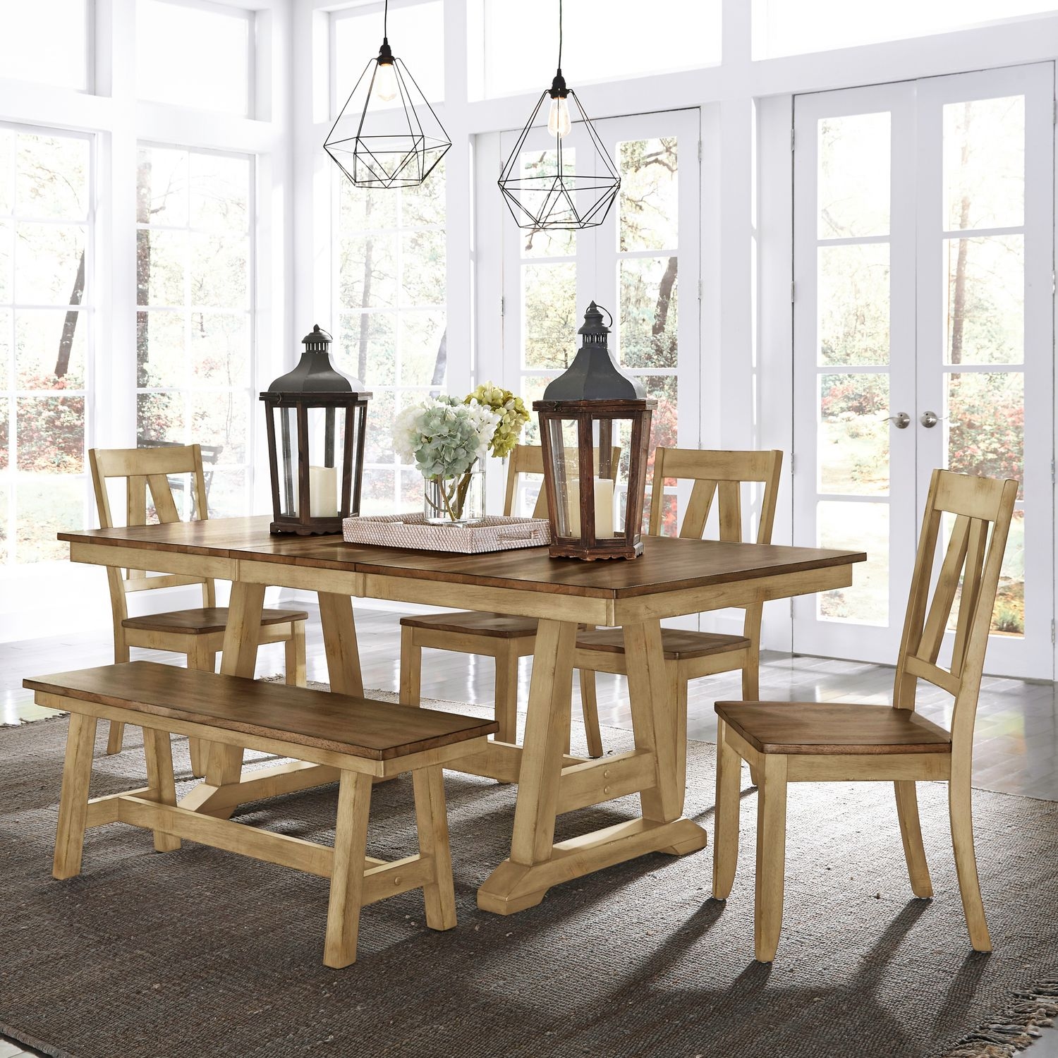 6-Piece Dining Set w/Bench