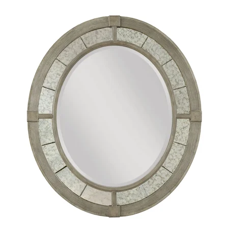 Rococo Oval Mirror