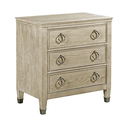 Relaxed Vintage Prescott Nightstand with USB Port
