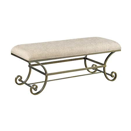 Bed Bench with Upholstered Top