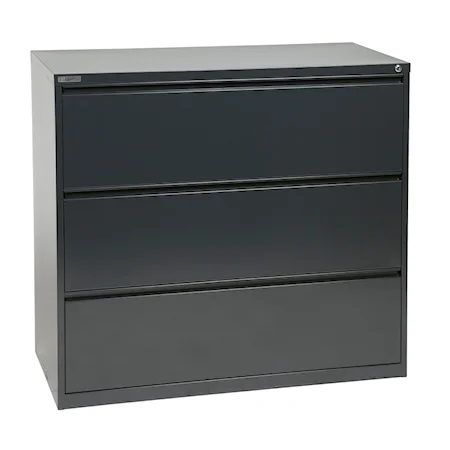 42" Wide 3 Drawer Lateral File With Core-Removeable Lock & Adjustable Glides