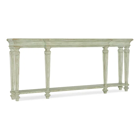 Traditional Narrow Wood Console Table