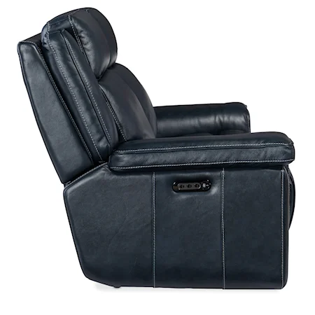 Lay Flat Power Loveseat with Power Headrest & Lumbar