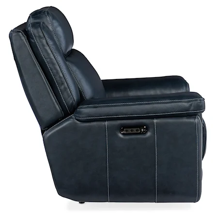 Lay Flat Power Recliner with Power Headrest & Lumbar