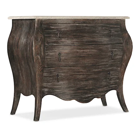 Traditional Bachelors Chest with Power Outlets, USB, Touch Lighting