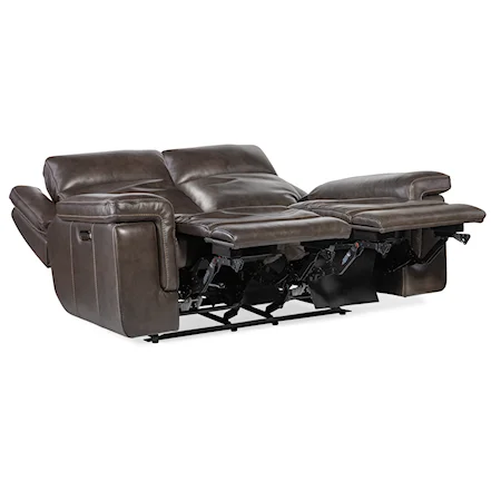 Lay Flat Power Loveseat with Power Headrest & Lumbar