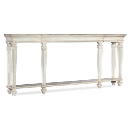 Traditional Narrow Wood Console Table