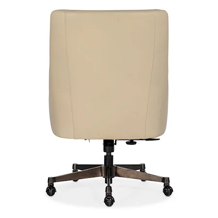 Paula Transitional Leather Executive Swivel Tilt Office Chair