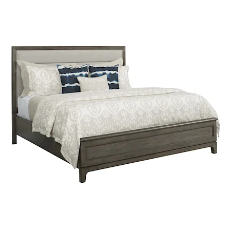 Ross California King Upholstered Panel Bed