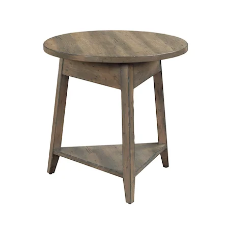 24" Bowler End Table