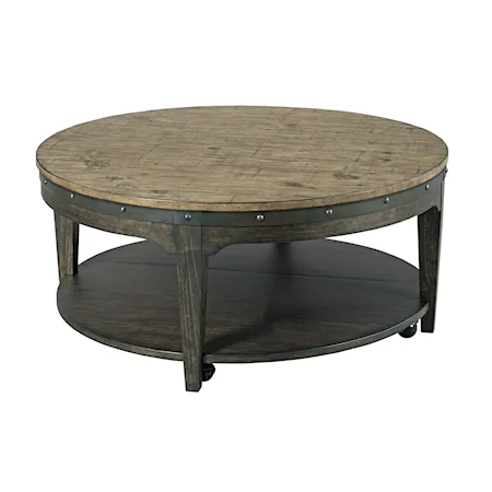 Artisans Round Cocktail Table