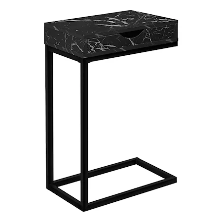 C-Shaped Accent Table