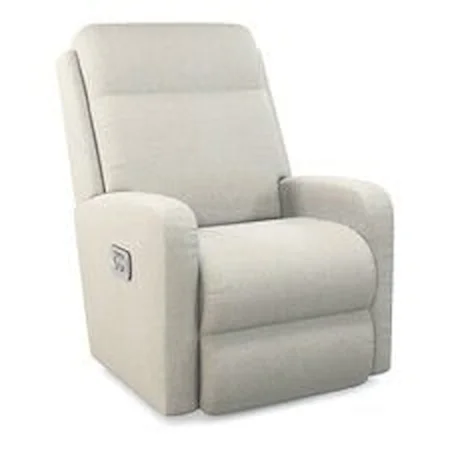 Contemporary Power Wall Recliner with Power Headrest & Lumbar