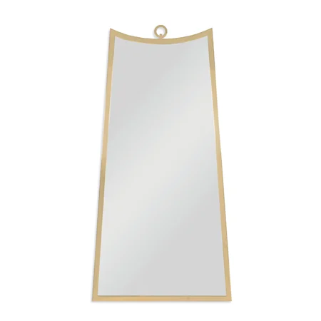 Finland Contemporary Mirror with Gold Accent Frame