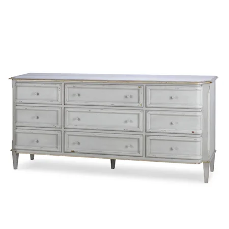 Monarch Traditional 9-Drawer Dresser